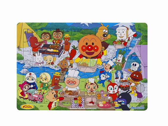 アンパンマン 天才脳はじめてのパズル80ピースE　キャンプ&バーベキュー