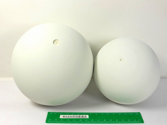 まりつき用天然ゴムまり　白　6インチ/5インチ
