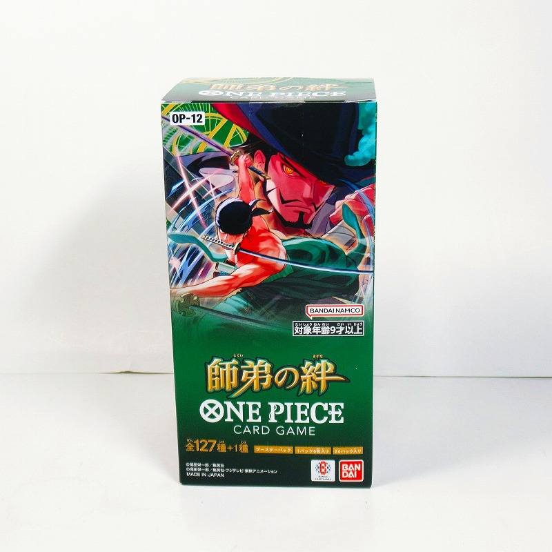 ONE PIECE カードOP-12 ブースターパック 師弟の絆  BOX買い(24パック入)