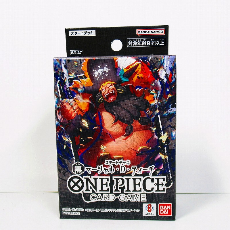 ONE PIECEカード　【ST-27】　スタートデッキ 黒 マーシャル・D・ティーチ